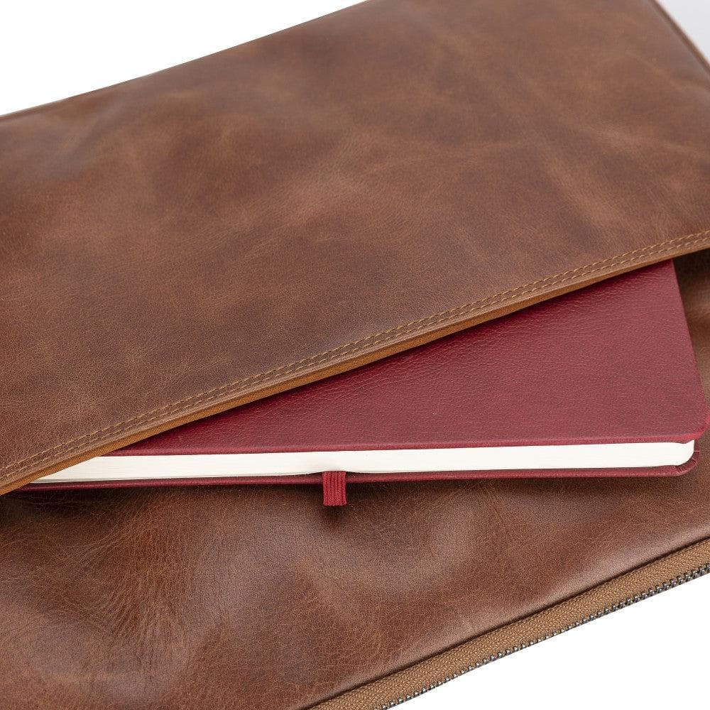 AWE Genuine Leather Sleeves / Cases for 11", 13", 15", 16" MacBook and iPad-54