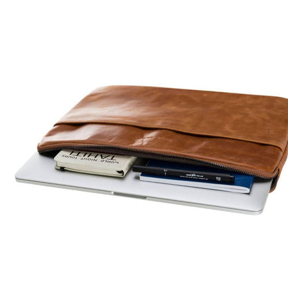 AWE Genuine Leather Sleeves / Cases for 11", 13", 15", 16" MacBook and iPad-25
